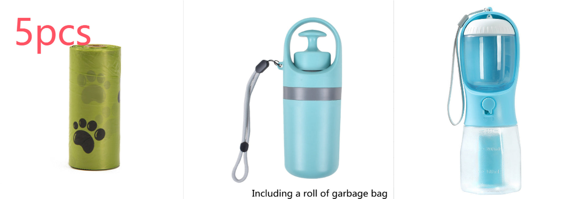 Portable Dog Pooper Scooper with Bag Dispenser