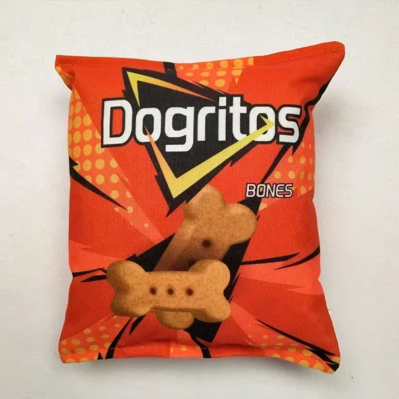 Funny Potato Chip Squeaky Dog Toys