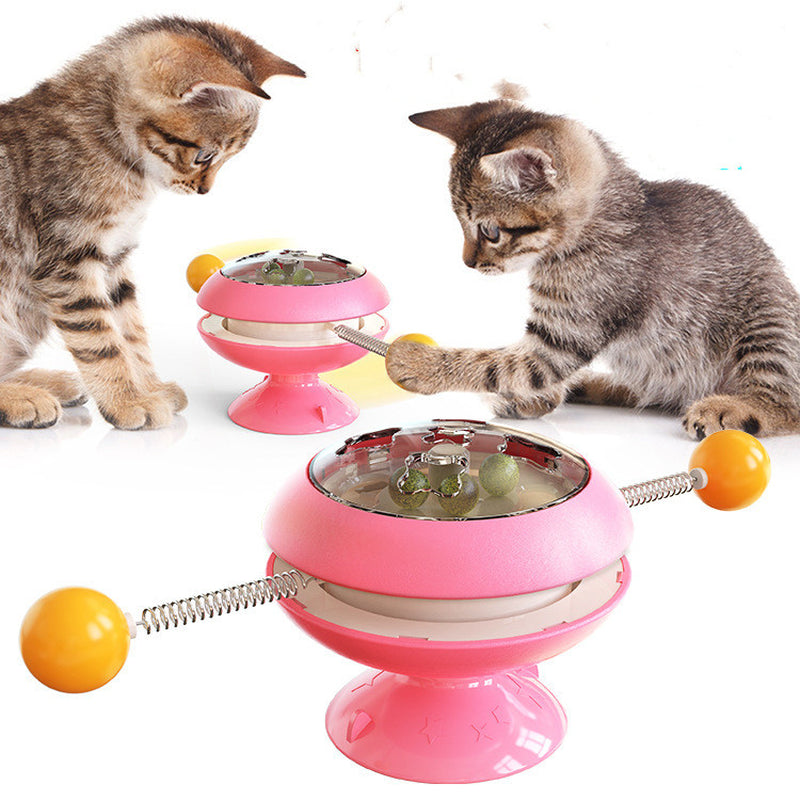 Rotating Catnip Interactive Cat Toy