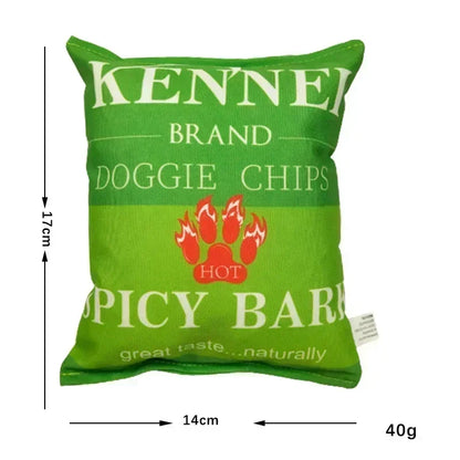 Funny Potato Chip Squeaky Dog Toys
