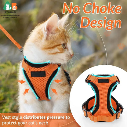 Escape-Proof Cat Harness & Leash Set