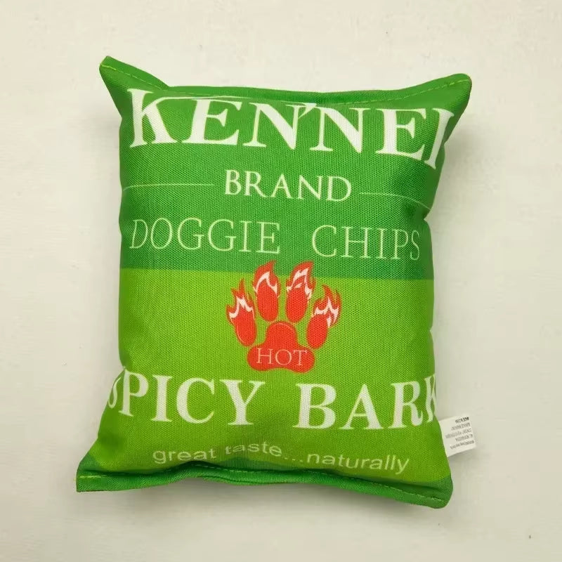Funny Potato Chip Squeaky Dog Toys