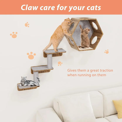 Self-Adhesive Cat Scratching Mat for Furniture Protection