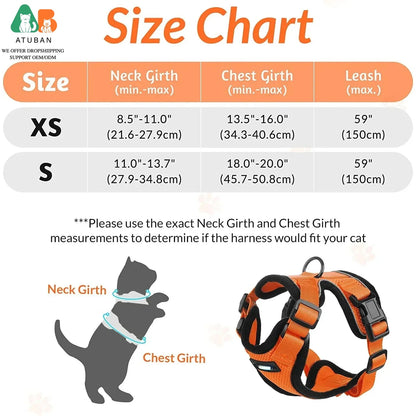 Escape-Proof Cat Harness & Leash Set