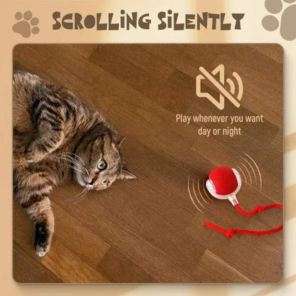 Interactive Rolling Tail Ball for Cats