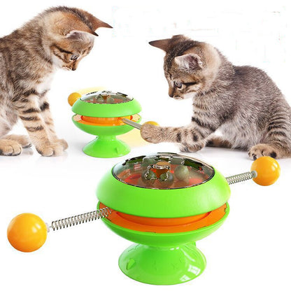Rotating Catnip Interactive Cat Toy