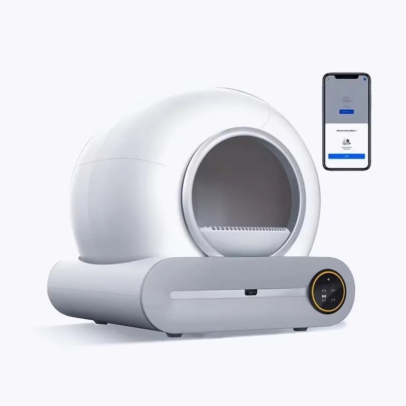 Smart Self-Cleaning Cat Litter Box with App Control