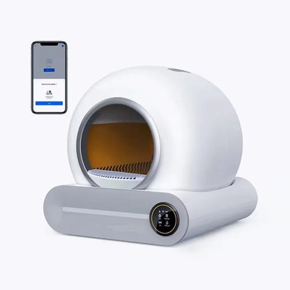 Smart Self-Cleaning Cat Litter Box with App Control