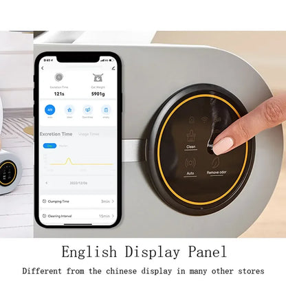 Smart Self-Cleaning Cat Litter Box with App Control