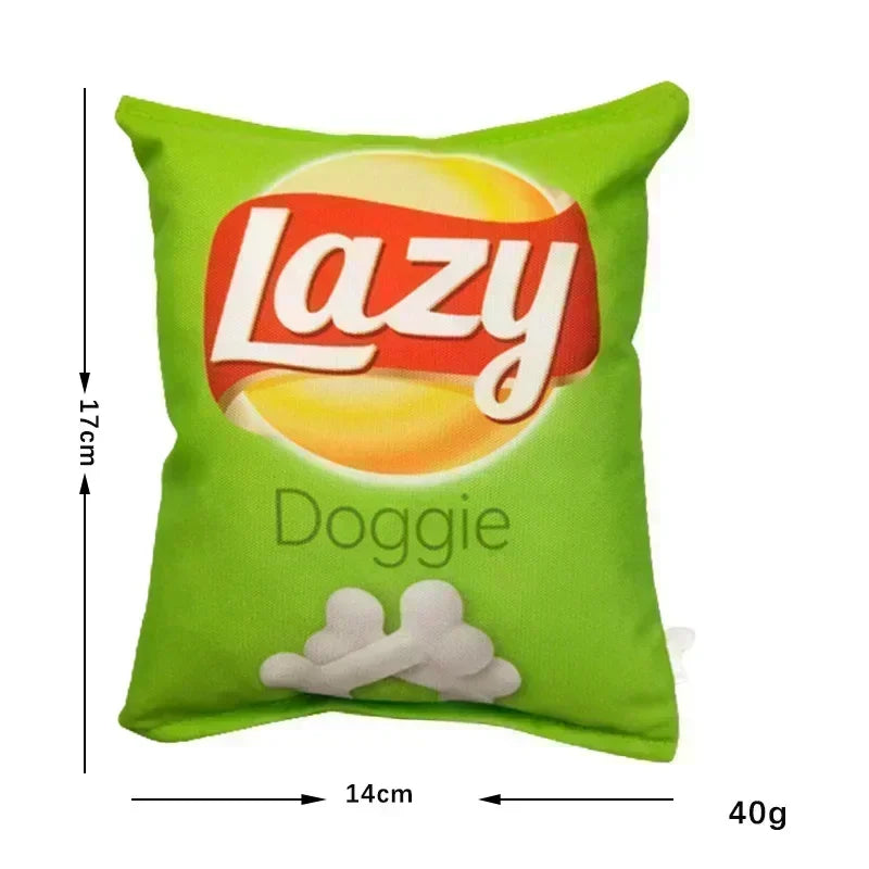 Funny Potato Chip Squeaky Dog Toys