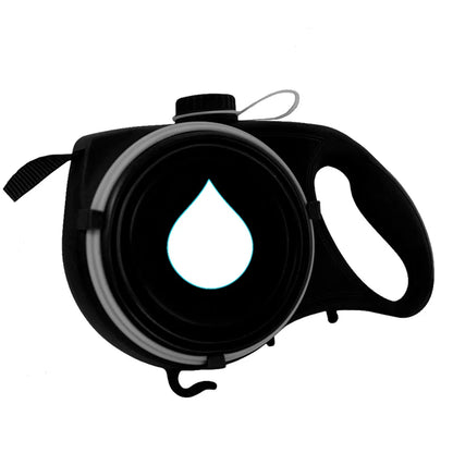 4-in-1 Dog Leash with Water Bottle & Waste Bag Holder