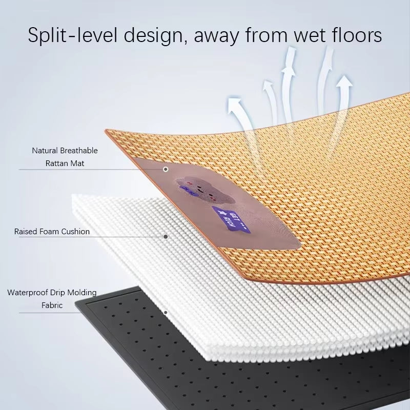 Pet Cool Mat for Spring and Summer - Breathable, Moisture-Proof, Universal Design for Dogs and Cats