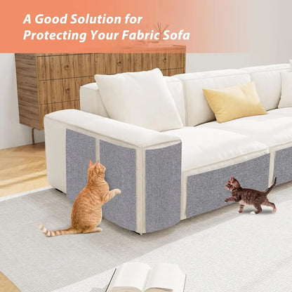 Self-Adhesive Cat Scratching Mat for Furniture Protection