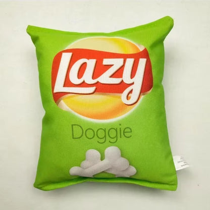 Funny Potato Chip Squeaky Dog Toys