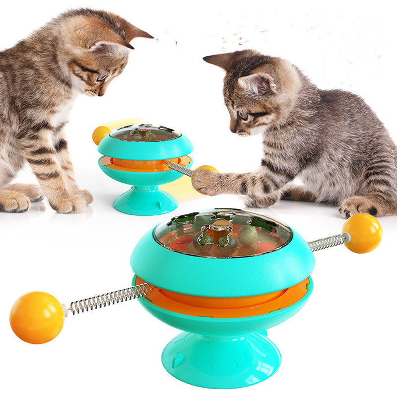 Rotating Catnip Interactive Cat Toy